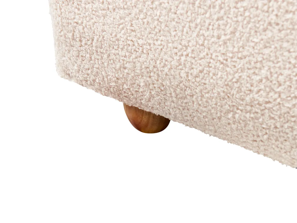 Ottoman Bed BLAGNAC Boucle Light Beige 160 x 200 cm (EU King Size)_960649