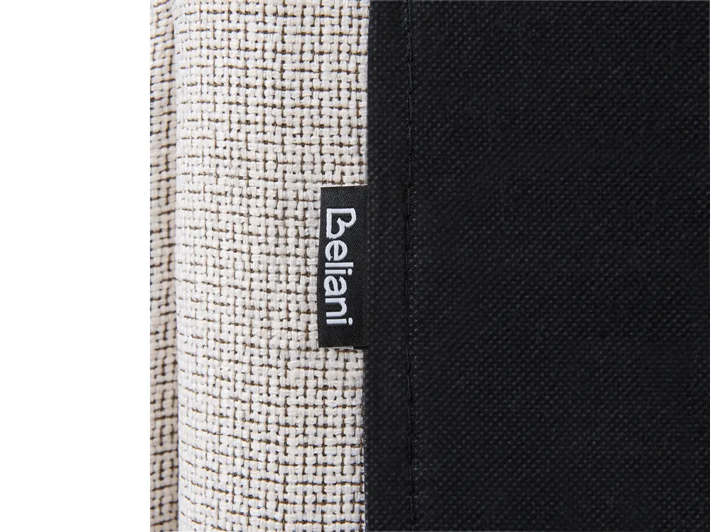 Letto Tessuto BAJONNA 160 x 200 cm Beige_1007146