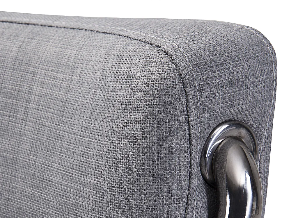 Wasserbett Stoff PARIS 140 x 200 cm Grau_757299