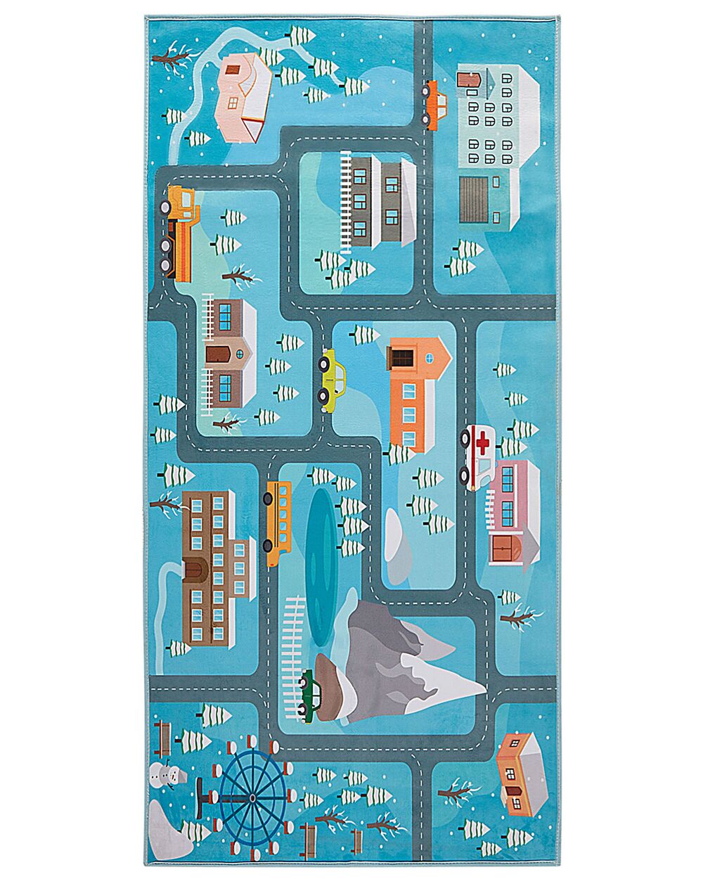 Covor pentru copii KIGI Albastru 80 x 150 cm