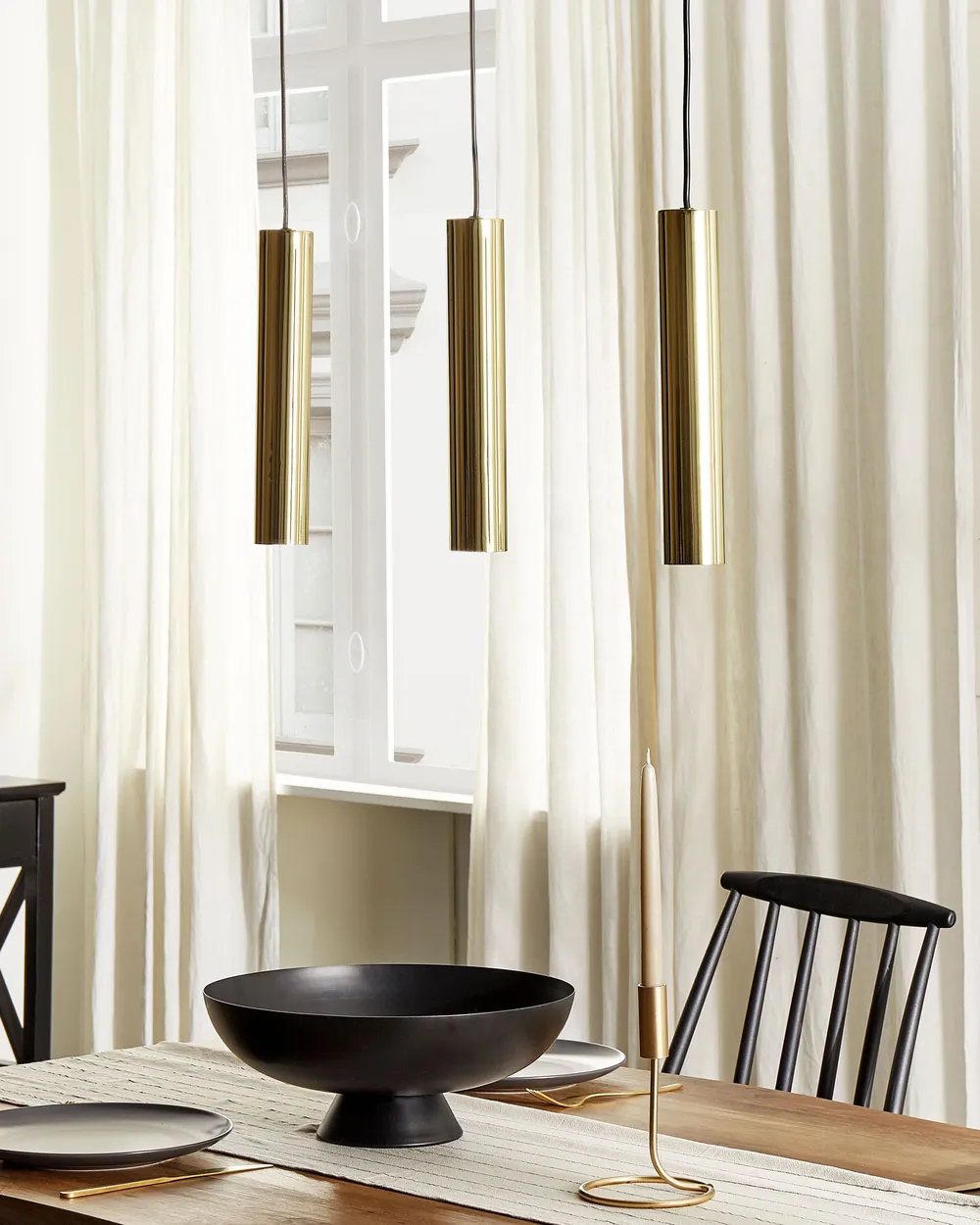 Pendant Lamp BROSNA Metal Brass_840484