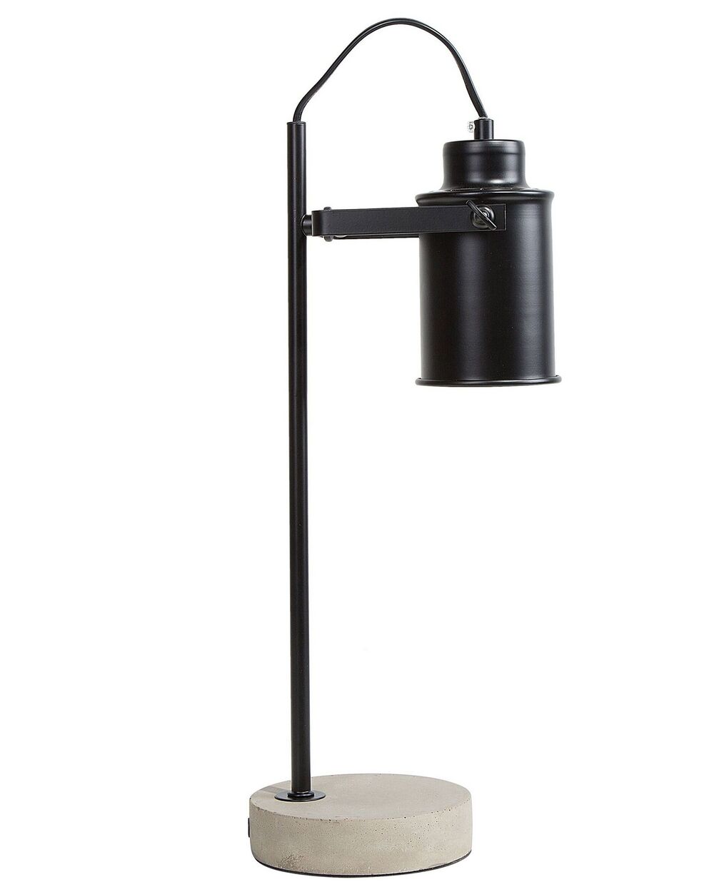 Black cylinder lamp hotsell
