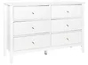 6 Drawer Chest ASSISI White