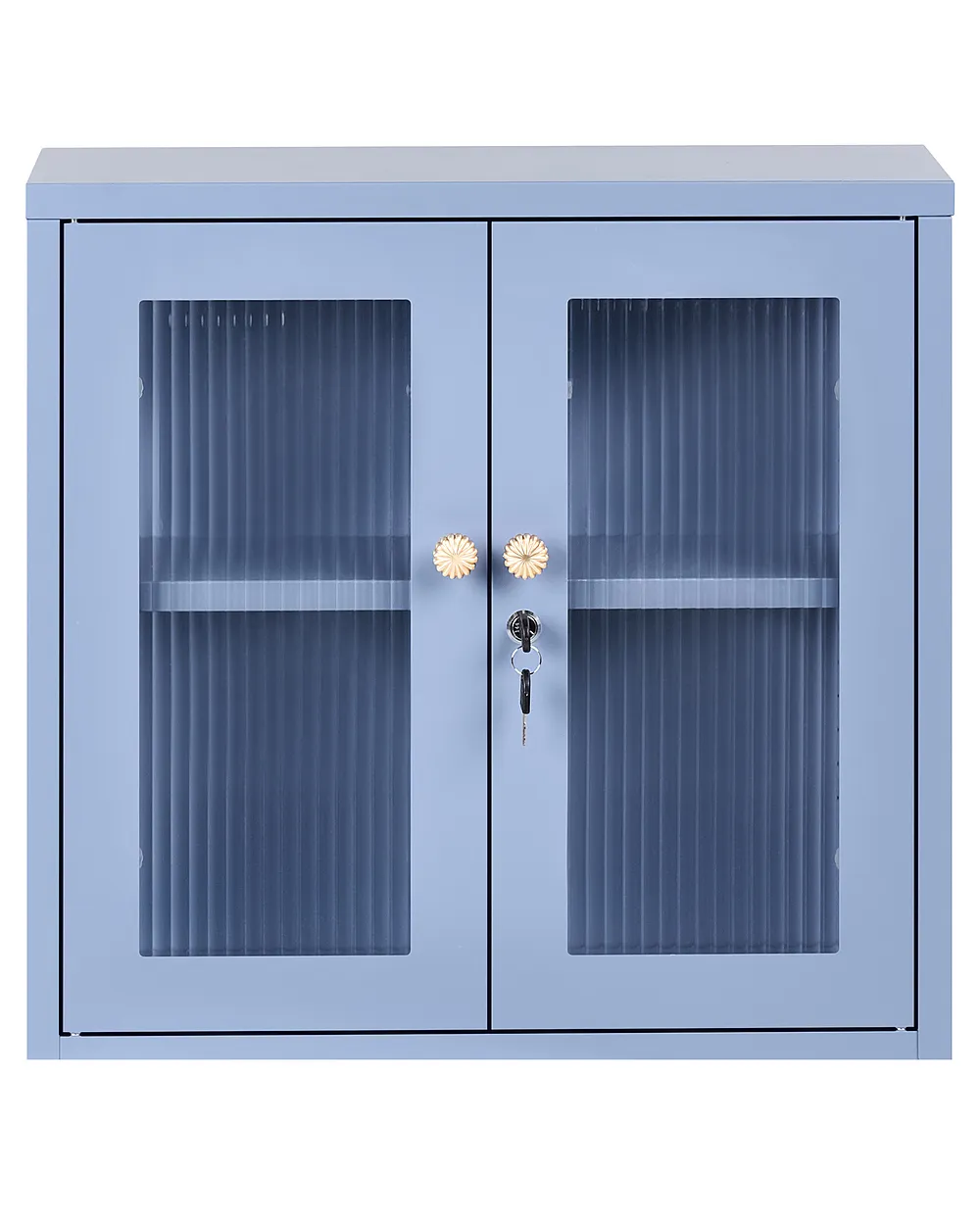 Wall Cabinet HARLYN 60 cm Metal Blue_1160876
