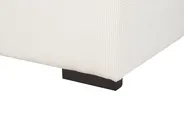 Corner Sofa 4 Seater LUNGO with Ottoman Corduroy Off-White Right Hand_898439