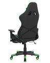 Cadeira gaming em pele sintética verde e preta VICTORY_767806