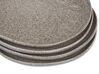 Set of 16 Stoneware Dinnerware Grey COSTMARY_863154