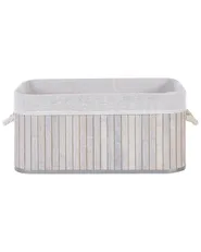 Conjunto de 5 cestos TALPE Bambu Cinzento_849965