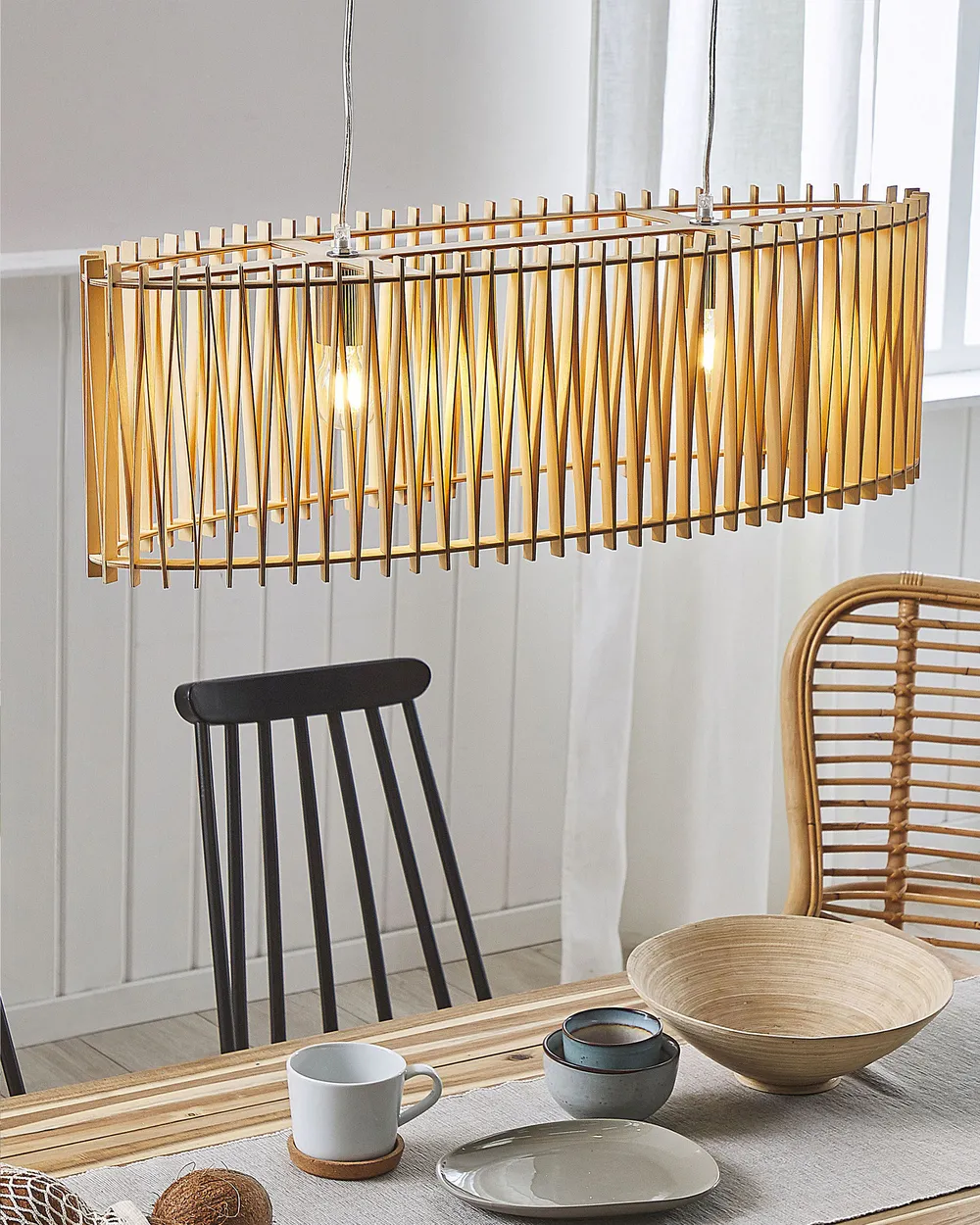 Lampa wisząca CHARI Jasnobrązowy