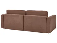 Sofa rozkładana dla 3 osób VAXHOLM ze schowkiem Boucle Brązowy_1026758