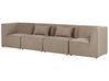 4-seters modulær sofa taupe LEMVIG_875318