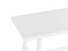 Table de jardin en aluminium blanc 120 x 64 cm FRATTE_930780