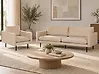 Living Room Set 4 Seater VINTERBRO Velvet Beige