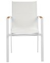 Fehér kerti szék négydarabos szettben BUSSETO_922750