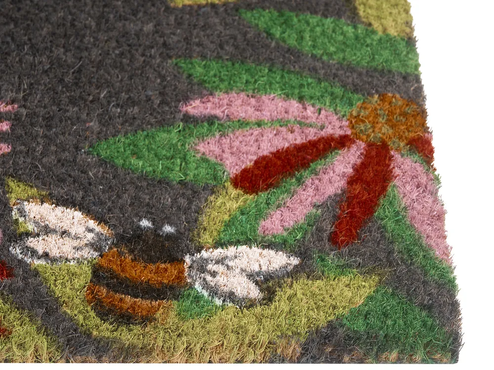 Doormat INIGOK Multicolour 40 x 60 cm Text Bee Coir_1051033