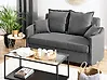 Sofa Bed 2 Seater HOVIN Fabric Grey