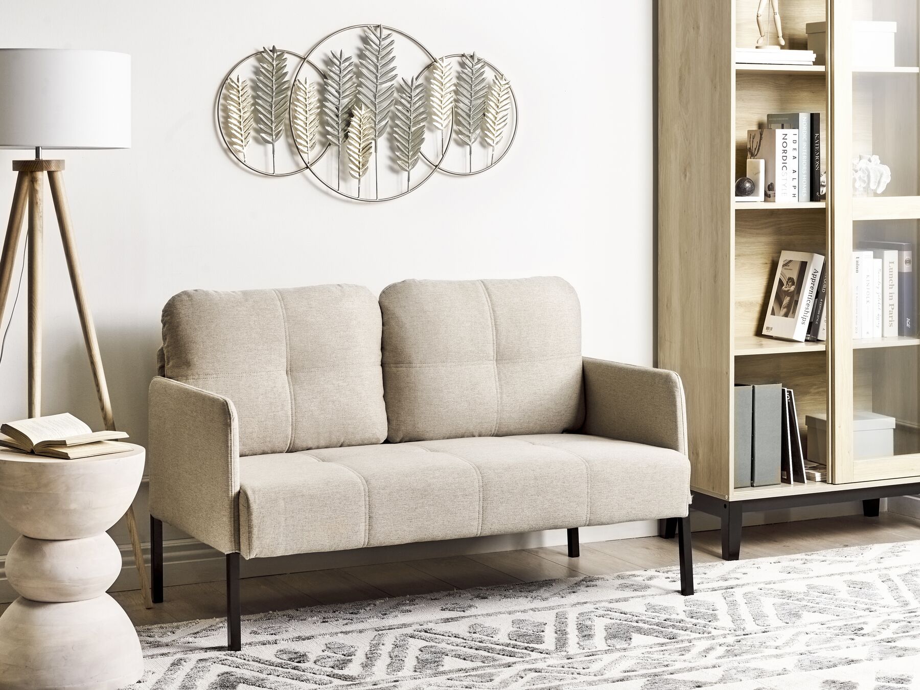 2-seters stoffsofa Beige LAHTI_930603