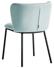 Set of 2 Dining Chairs MINA Fabric Light Blue_954060