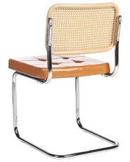Set di 2 sedie da pranzo ETHETE Pelle sintetica Marrone dorato_951917