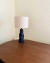 Ceramic Table Lamp Black VILAR_923036