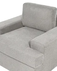 Set of 2 Armchairs ALLA Fabric Light Grey_893869