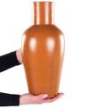Terracotta Decorative Vase 37 cm Orange KARFI_850415