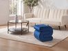 Pouffe ARCADIA Velvet Navy Blue