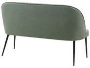Dining Bench 2 Seater OSBY Fabric Green_929118