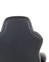 Fauteuil gamer noir marron foncé PRINCE_341690