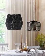 Pendant Lamp MACHEKE Bamboo Wood Black_827149