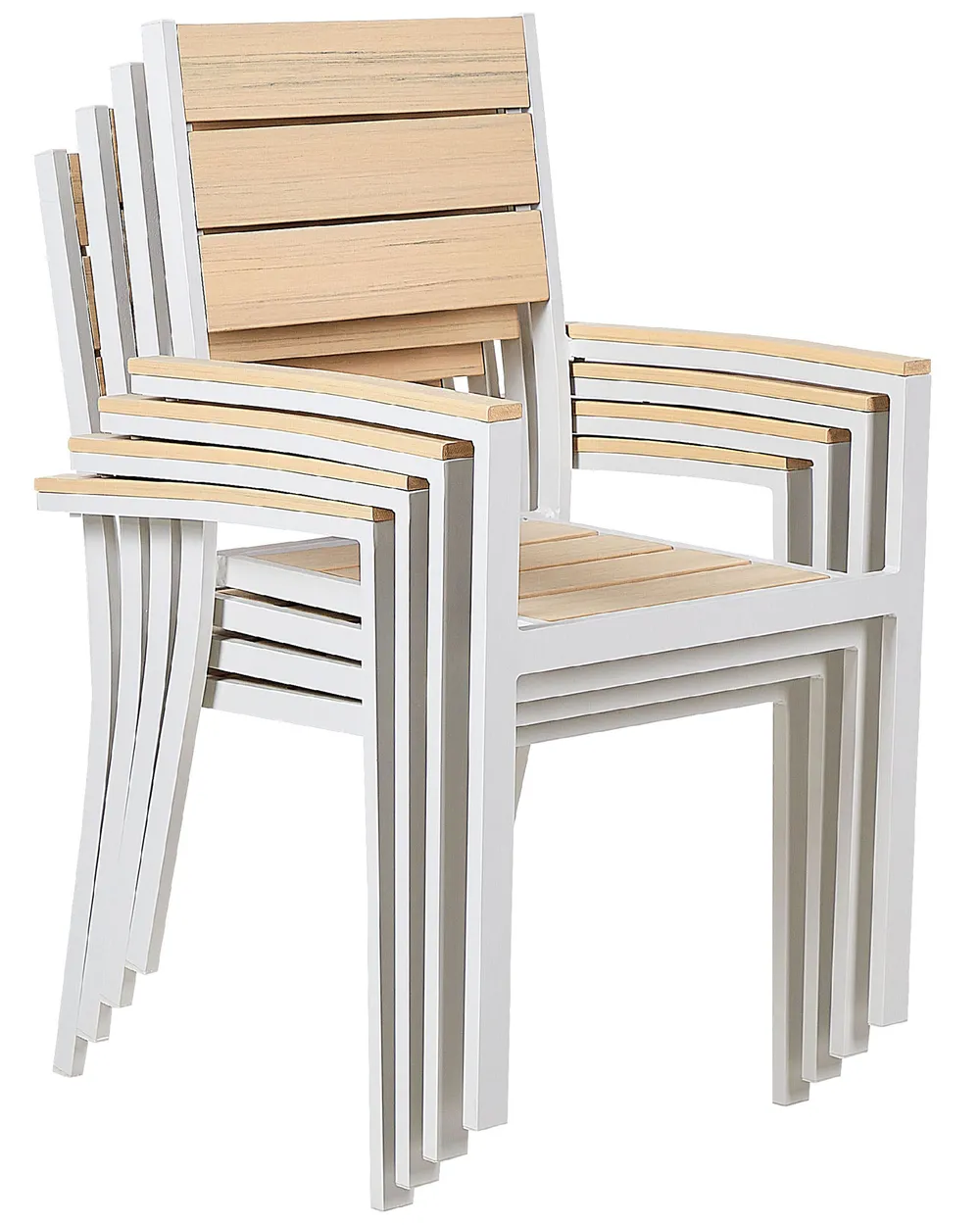 Set di 4 sedie da giardino PRATO Beige_884203