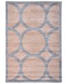 Viskózový koberec 160 x 230 cm béžová a sivá MALAN_904118