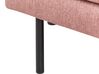 2-Sitzer Ecksofa rosa-braun rechtsseitig BREDA_876078