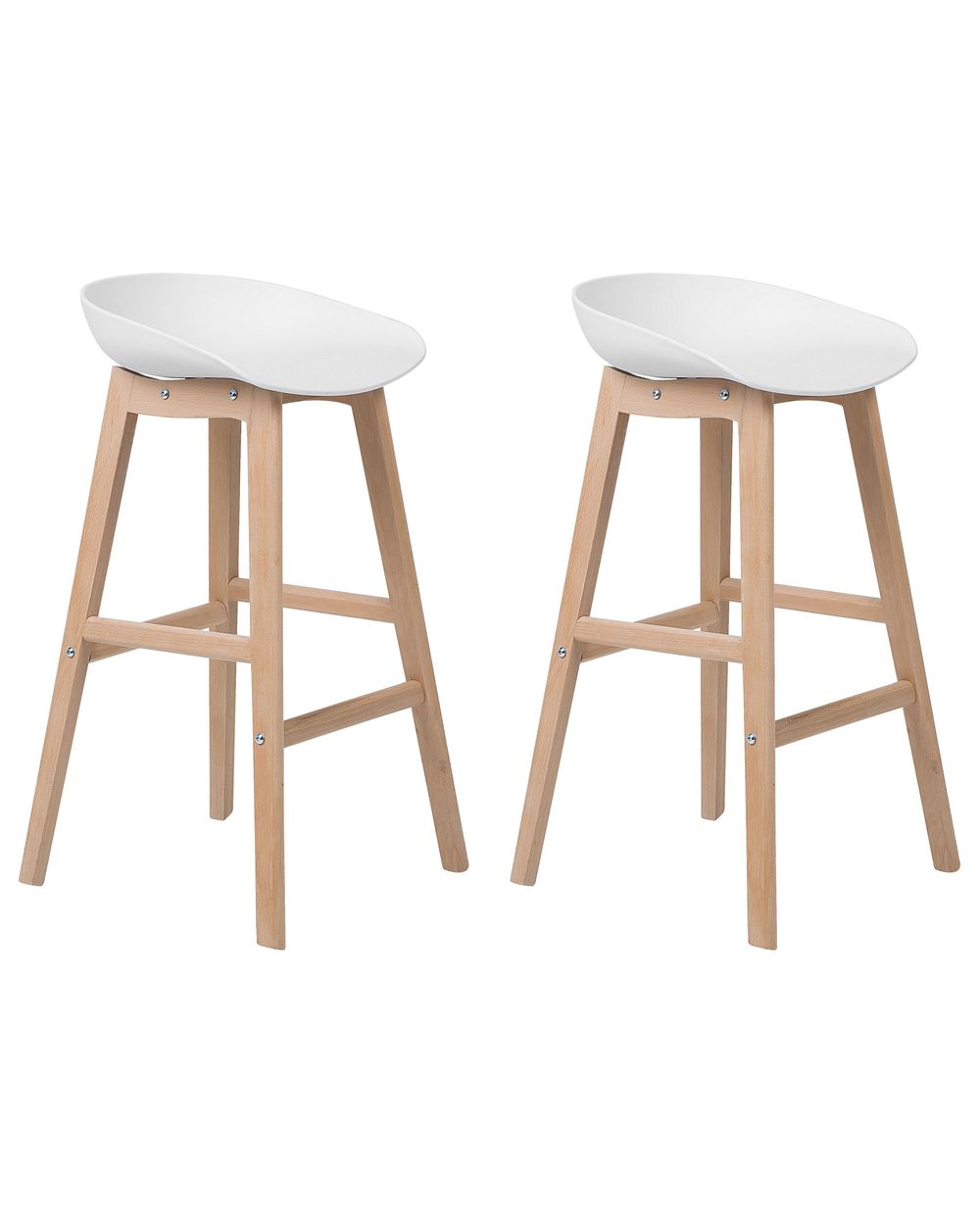 Bar stool chairs white top