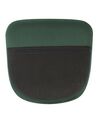 Cadeira de baloiço em veludo verde escuro ELLAN_822947