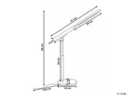 LED Desk Lamp TUCANA with Dimmer Black_1019166