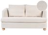 Sofa dla 2 osób RATTVIK Boucle Złamana biel