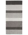 Vlnený koberec 80 x 150 cm sivá/biela AKKAYA_751814