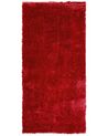 Tappeto shaggy rosso 80 x 150 cm EVREN_758801