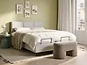 Adjustable Bed Fabric VICEROY 160 x 200 cm (EU King Size) Light Beige