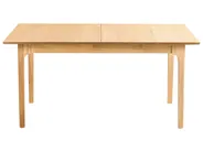 Extending Dining Table DELMAS Light Ash Wood 160/200 cm 90 cm_992924
