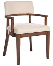Set of 2 Dining Chairs DALBO Boucle Brown/ Light Beige_949214