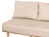 2-Sitzer Sofa Stoff mit Ablage Beige SALO_932617