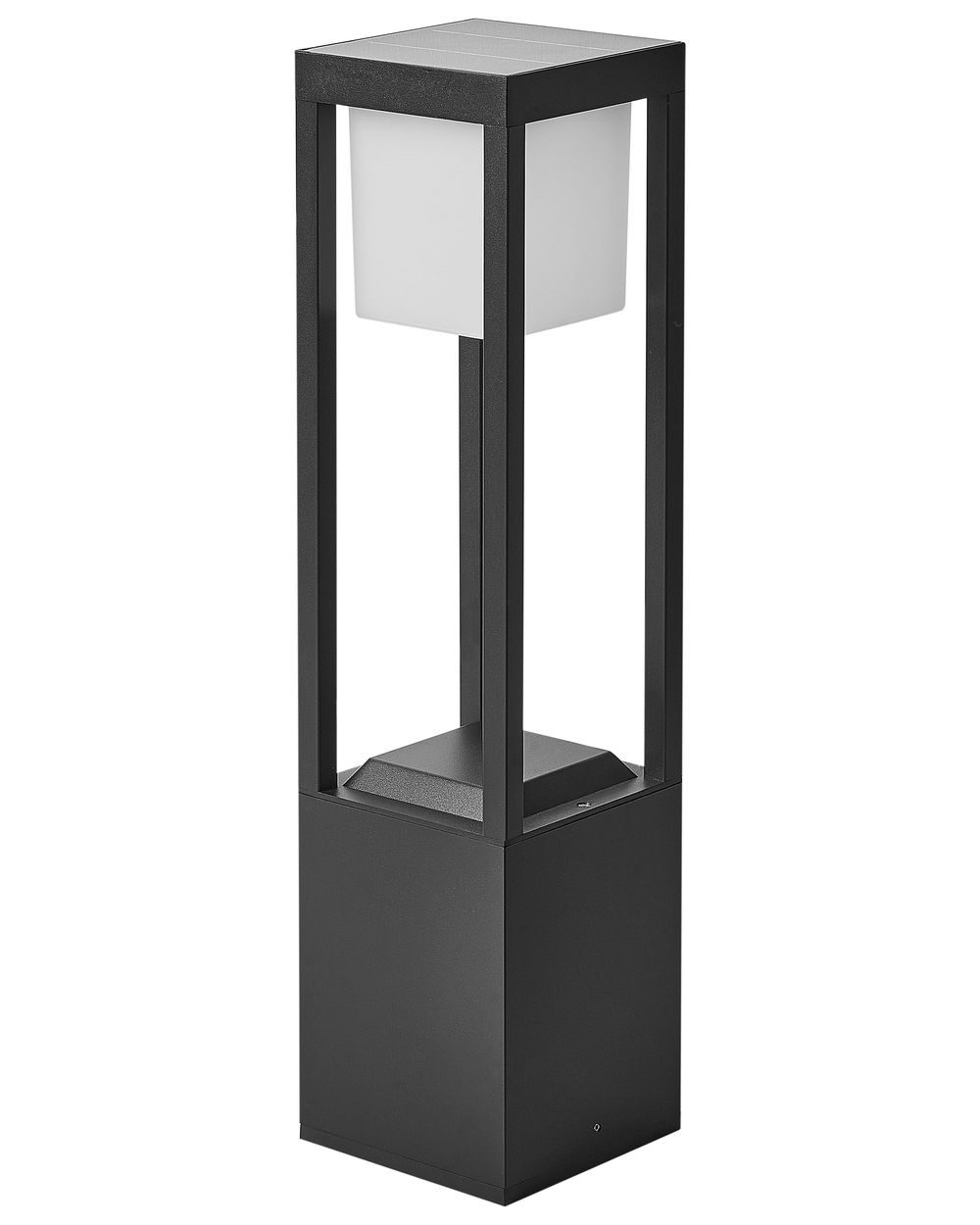 Lampa ogrodowa słupek solarna LED LOON Czarny