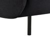 3 Seater Fabric Sofa Black LOEN_920346