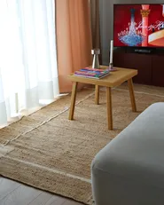 Tappeto GONDIA Beige chiaro 160 x 230 cm Iuta_1085622