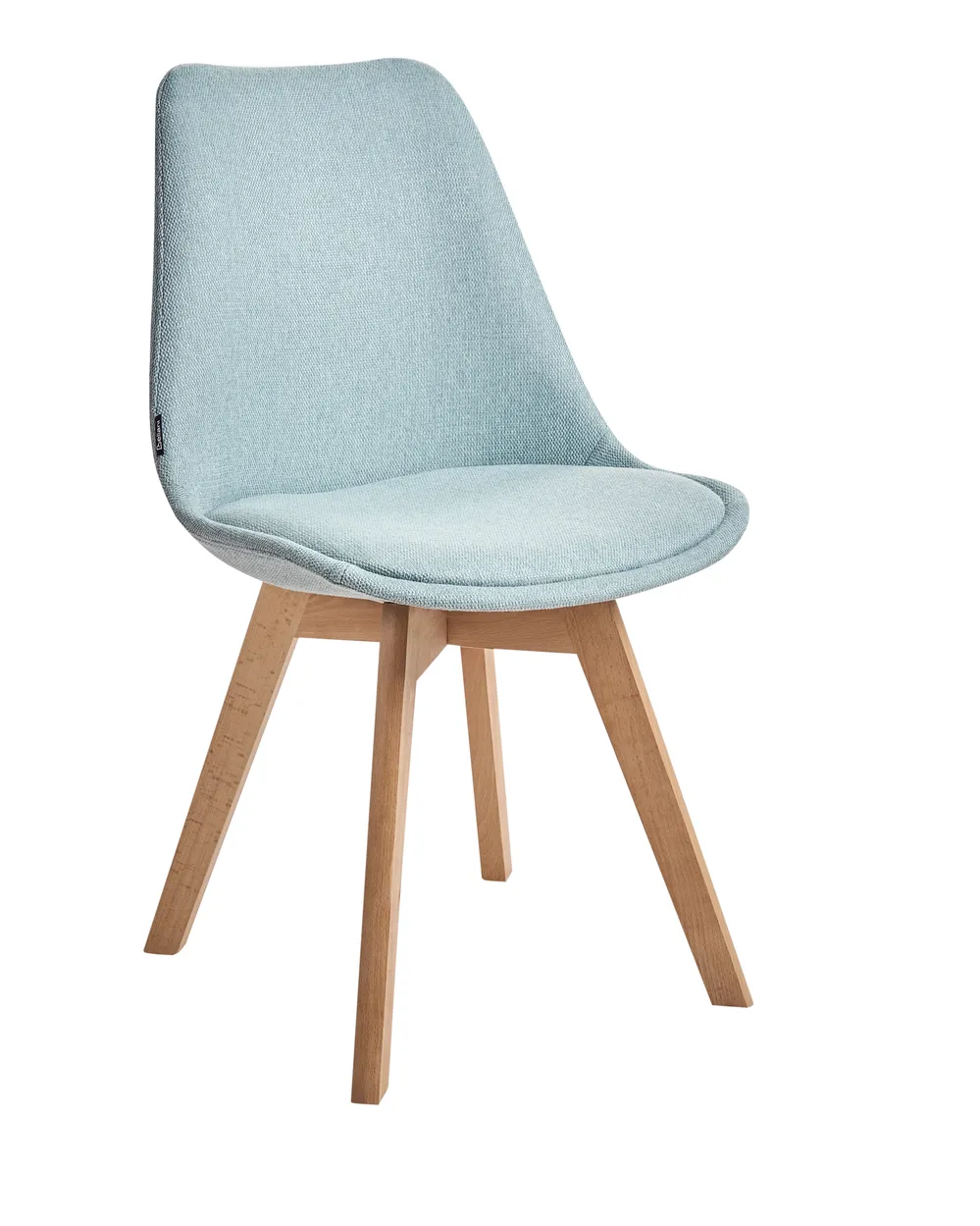 Set of 2 Dining Chairs DAKOTA II Fabric Mint Green_878102