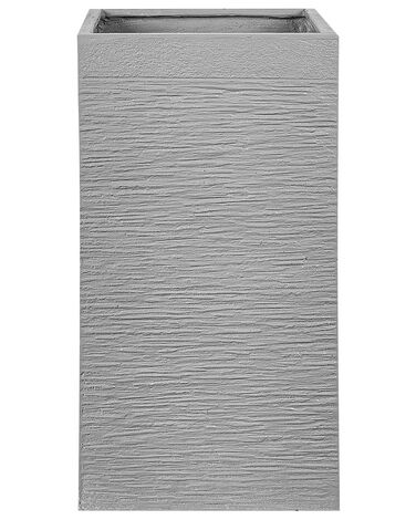 Bloempot grijs 40x40x77 cm DION