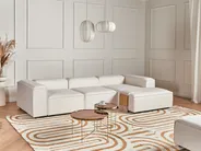 Left-Hand Chaise Longue ARDAL Boucle Off-White_908206