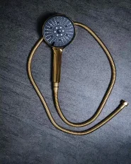 Shower Head and Hose Kit MAPIRI 6-function Gold_993363